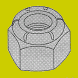 DIN 985 Metric Nuts, Nylon Insert Lock Nut