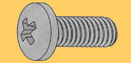 Metric Machine Screws, DIN7985A Phillips Pan Head 